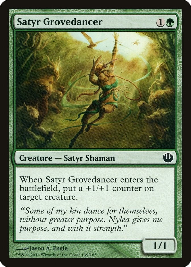 Image for Satyr Grovedancer (139) [Journey Into Nyx] - Magic: The Gathering