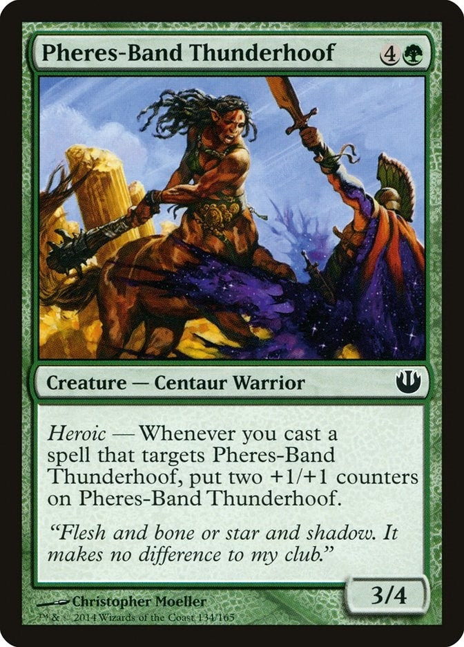 Image for Pheres-Band Thunderhoof (134) [Journey Into Nyx] - Magic: The Gathering