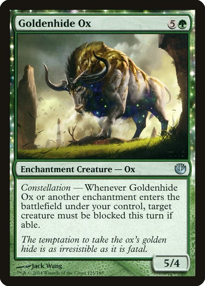 Image for Goldenhide Ox (125) [Journey Into Nyx] - Magic: The Gathering