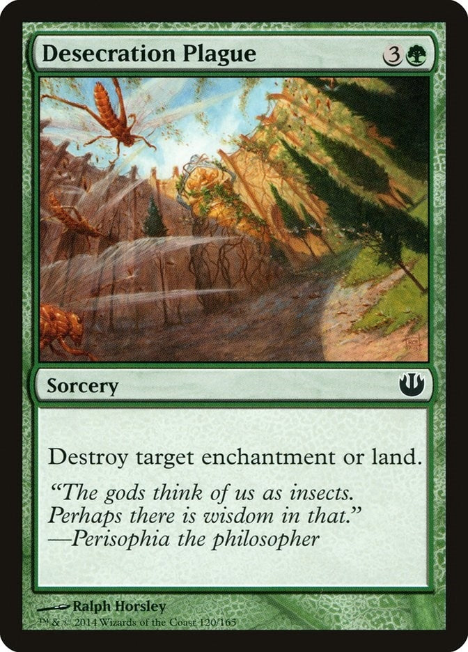 Image for Desecration Plague (120) [Journey Into Nyx] - Magic: The Gathering