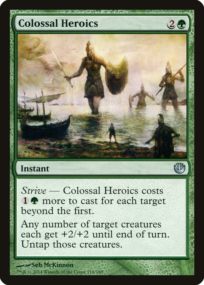 Image for Colossal Heroics (118) [Journey Into Nyx] - Magic: The Gathering