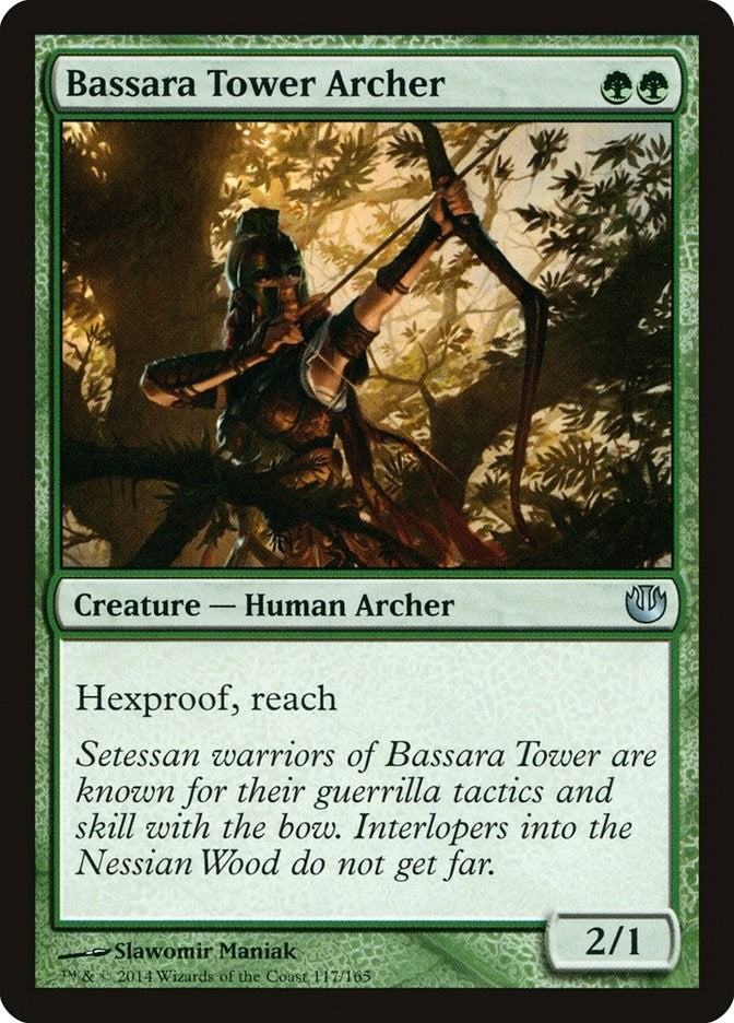 Image for Bassara Tower Archer (117) [Journey Into Nyx] - Magic: The Gathering