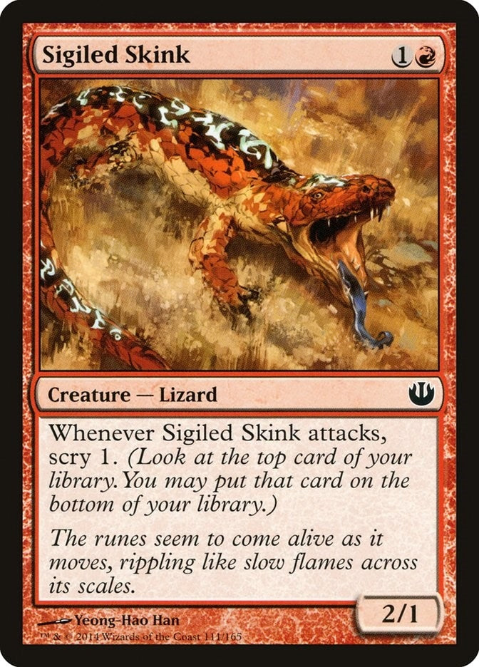 Image for Sigiled Skink (111) [Journey Into Nyx] - Magic: The Gathering
