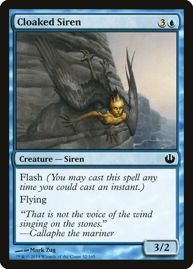 Image for Cloaked Siren (32) [Journey Into Nyx] - Magic: The Gathering