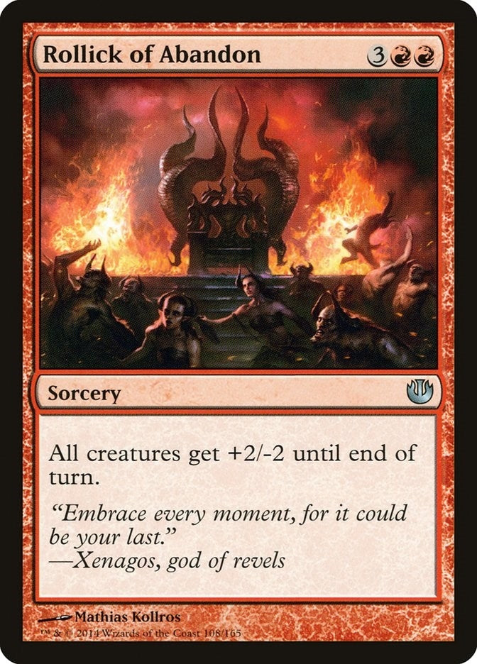 Image for Rollick of Abandon (108) [Journey Into Nyx] - Magic: The Gathering