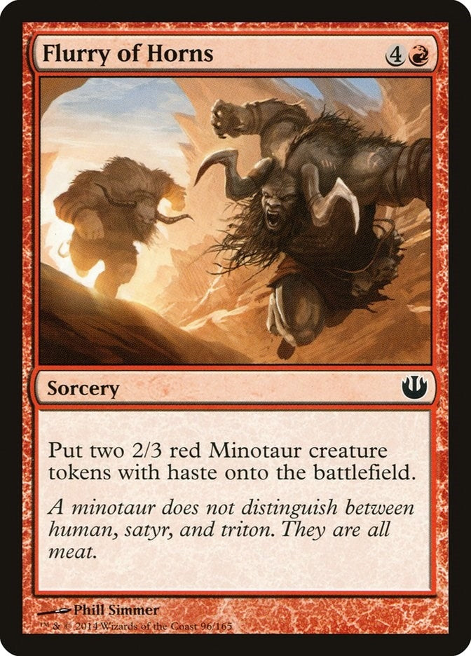 Image for Flurry of Horns (96) [Journey Into Nyx] - Magic: The Gathering