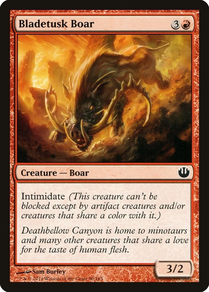 Image for Bladetusk Boar (90) [Journey Into Nyx] - Magic: The Gathering
