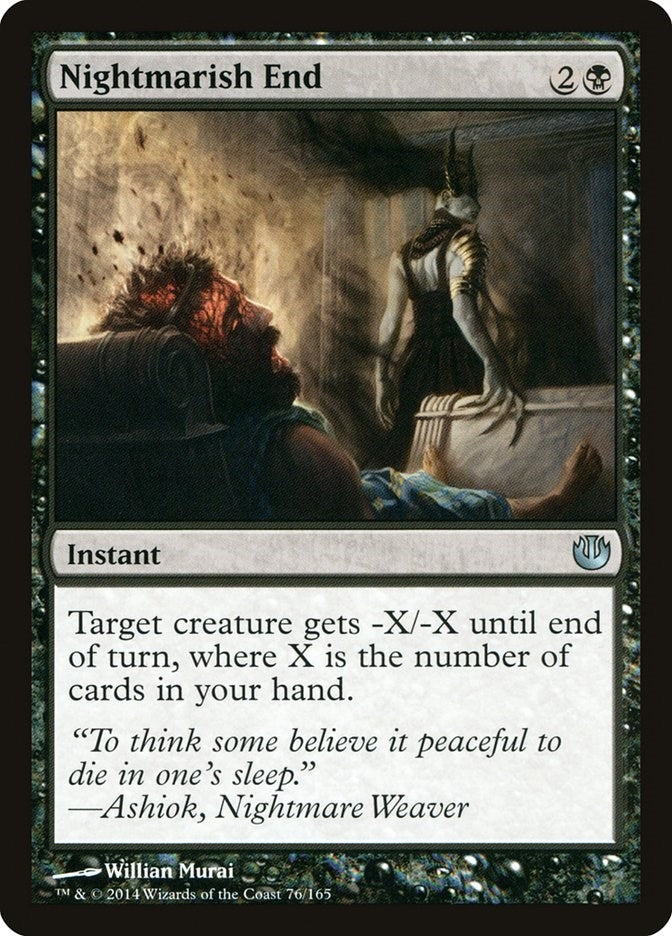 Image for Nightmarish End (76) [Journey Into Nyx] - Magic: The Gathering