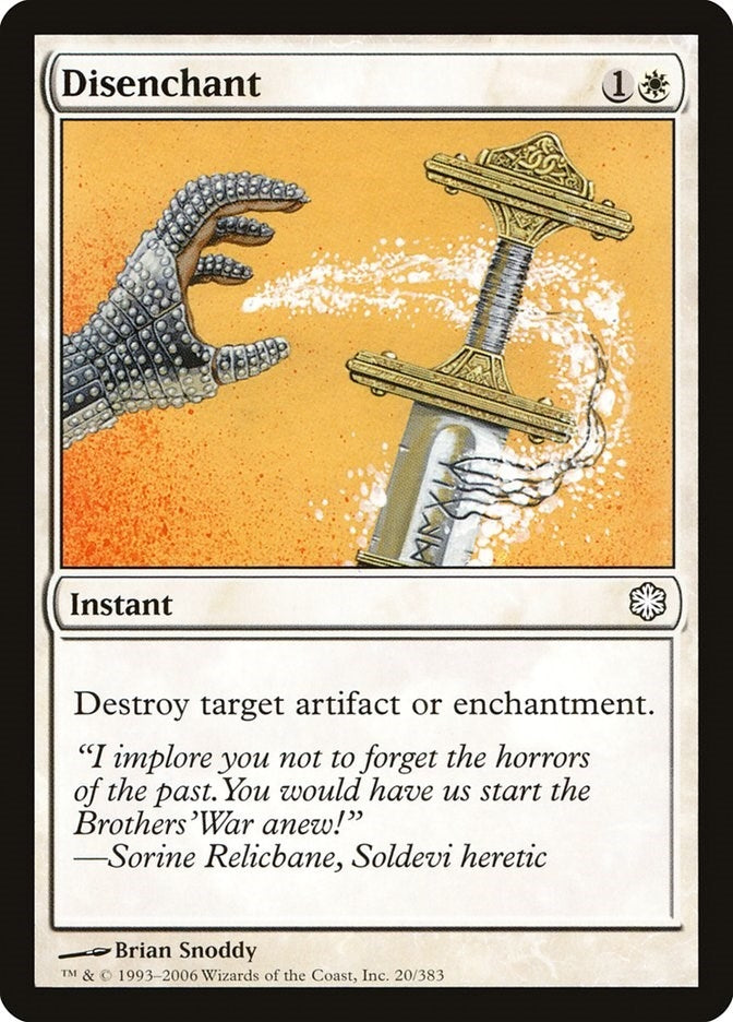Image for Disenchant (20) [Coldsnap Theme Deck Reprints] - Magic: The Gathering