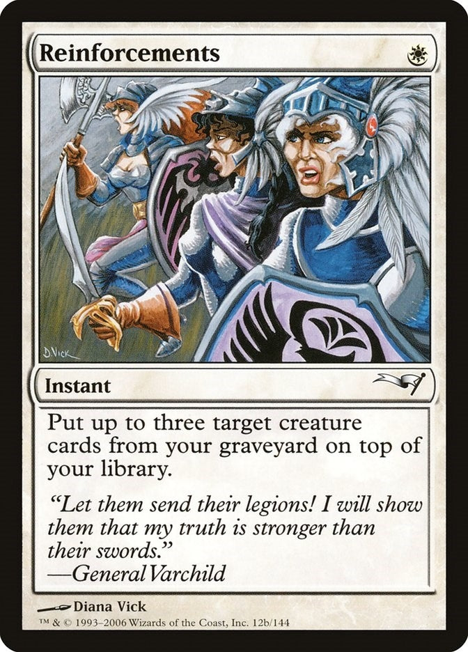 Image for Reinforcements (Version 2) (12b) [Coldsnap Theme Deck Reprints] - Magic: The Gathering
