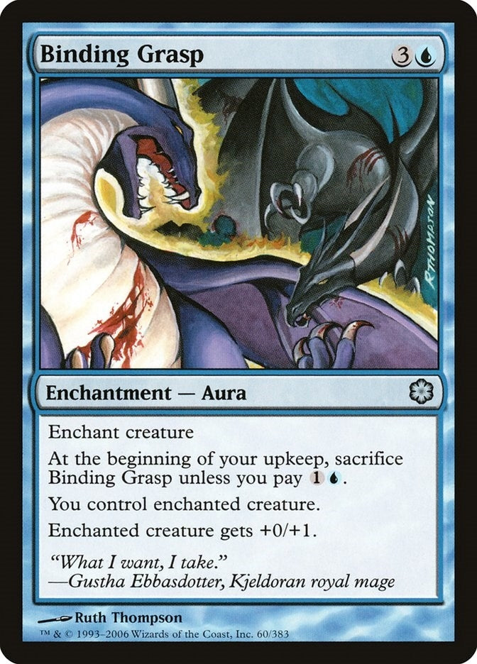 Binding Grasp (60) [Coldsnap Theme Deck Reprints]