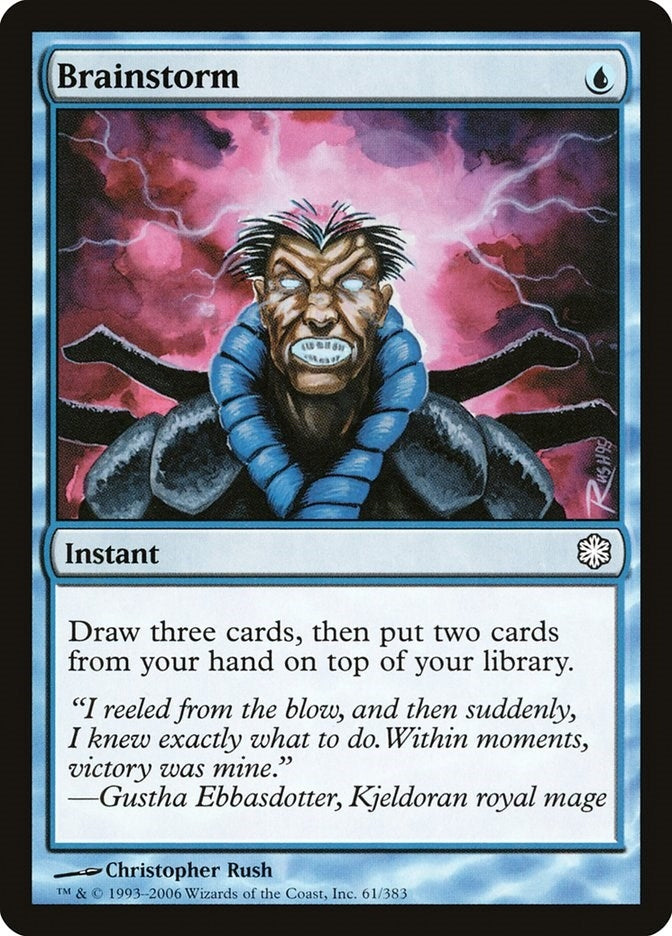 Image for Brainstorm (61) [Coldsnap Theme Deck Reprints] - Magic: The Gathering