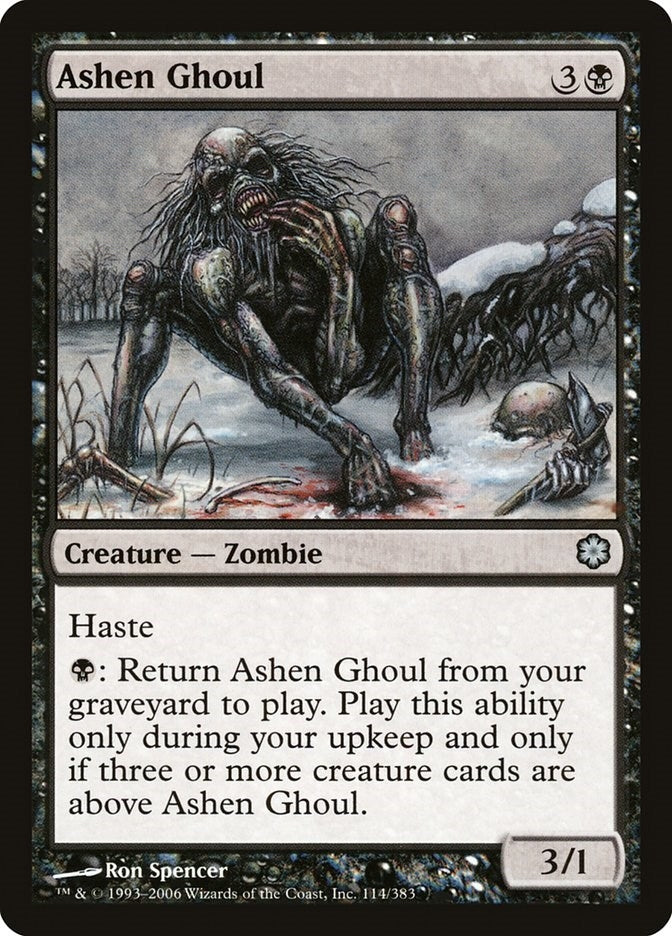 Image for Ashen Ghoul (114) [Coldsnap Theme Deck Reprints] - Magic: The Gathering