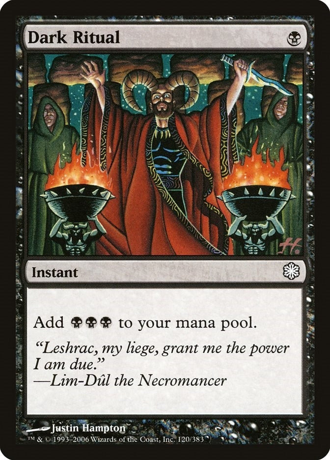 Image for Dark Ritual (120) [Coldsnap Theme Deck Reprints] - Magic: The Gathering