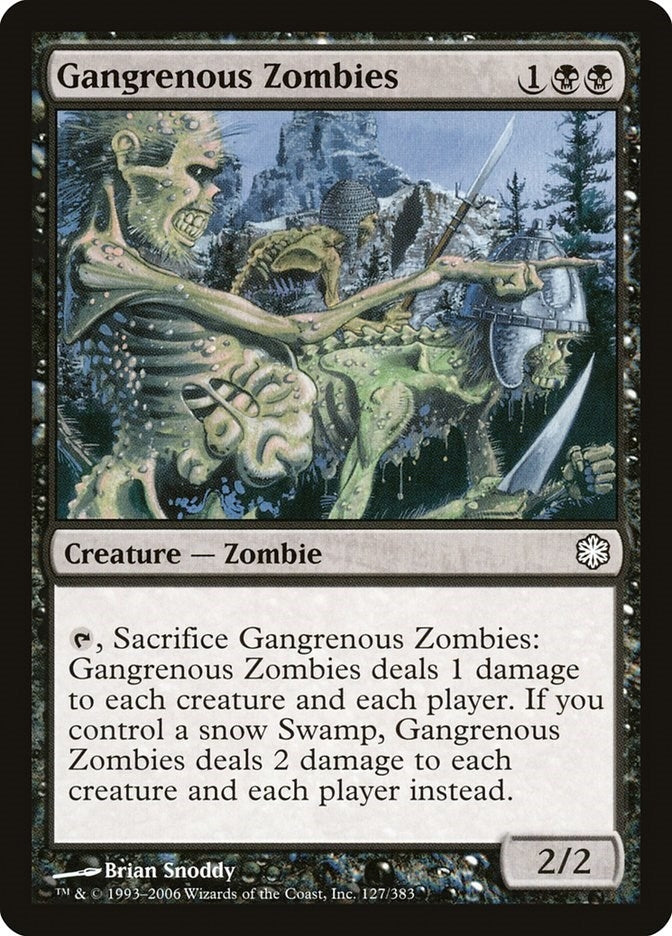 Image for Gangrenous Zombies (127) [Coldsnap Theme Deck Reprints] - Magic: The Gathering