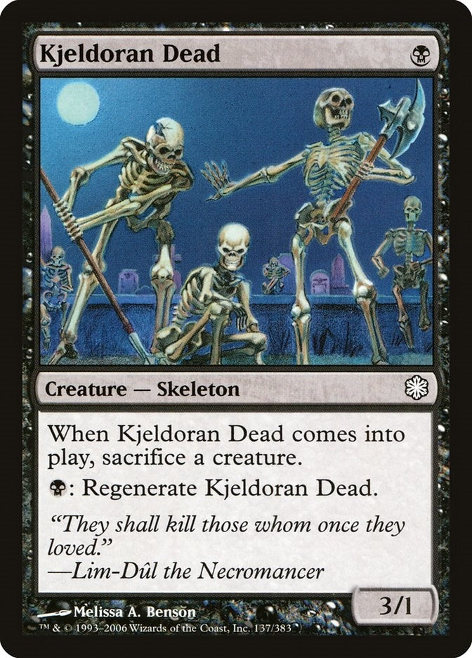 Image for Kjeldoran Dead (137) [Coldsnap Theme Deck Reprints] - Magic: The Gathering