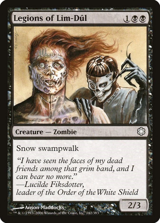 Image for Legions of Lim-Dul (142) [Coldsnap Theme Deck Reprints] - Magic: The Gathering