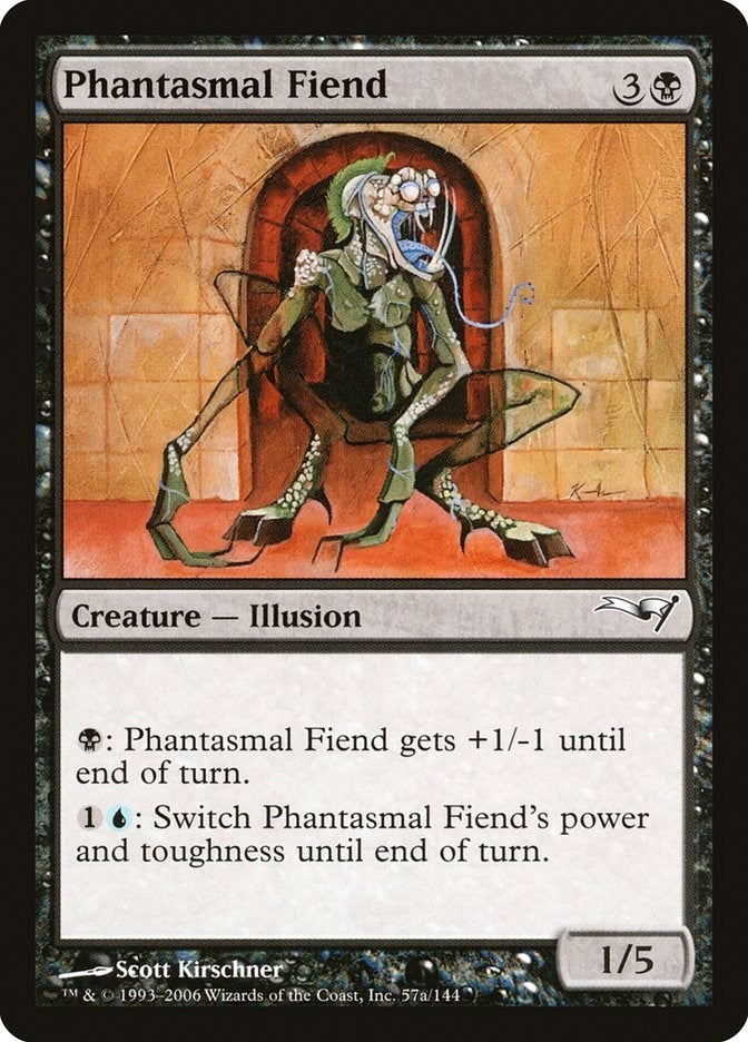 Image for Phantasmal Fiend (57a) [Coldsnap Theme Deck Reprints] - Magic: The Gathering