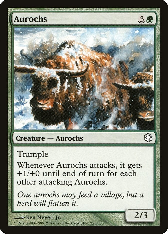 Image for Aurochs (225) [Coldsnap Theme Deck Reprints] - Magic: The Gathering