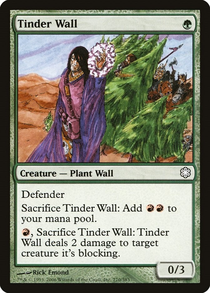 Image for Tinder Wall (270) [Coldsnap Theme Deck Reprints] - Magic: The Gathering