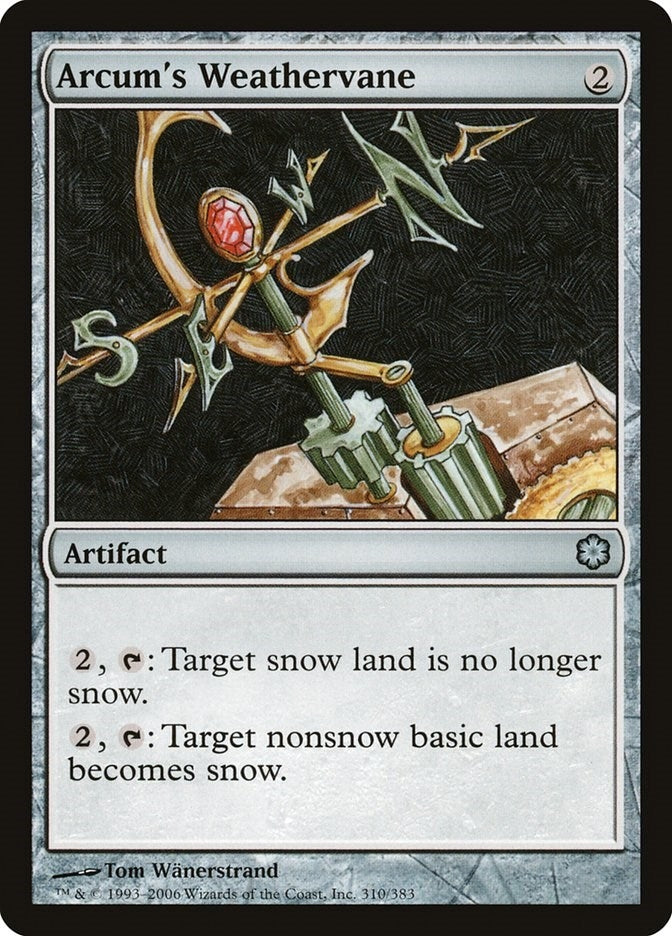 Image for Arcum's Weathervane (310) [Coldsnap Theme Deck Reprints] - Magic: The Gathering
