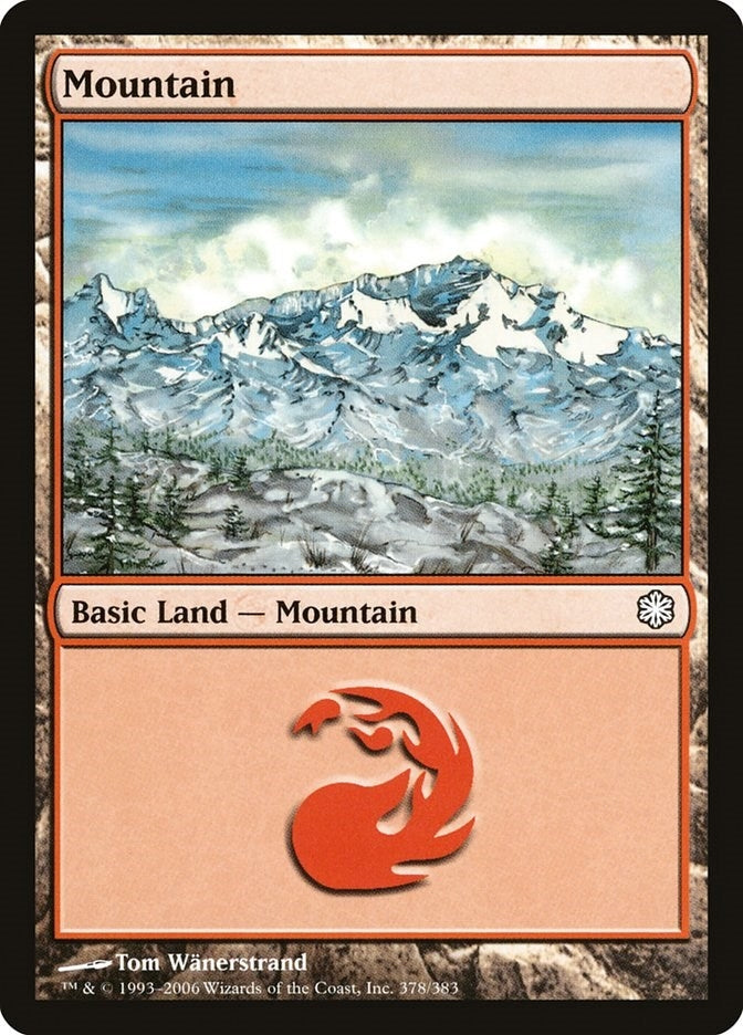 Image for Mountain (378) (378) [Coldsnap Theme Deck Reprints] - Magic: The Gathering