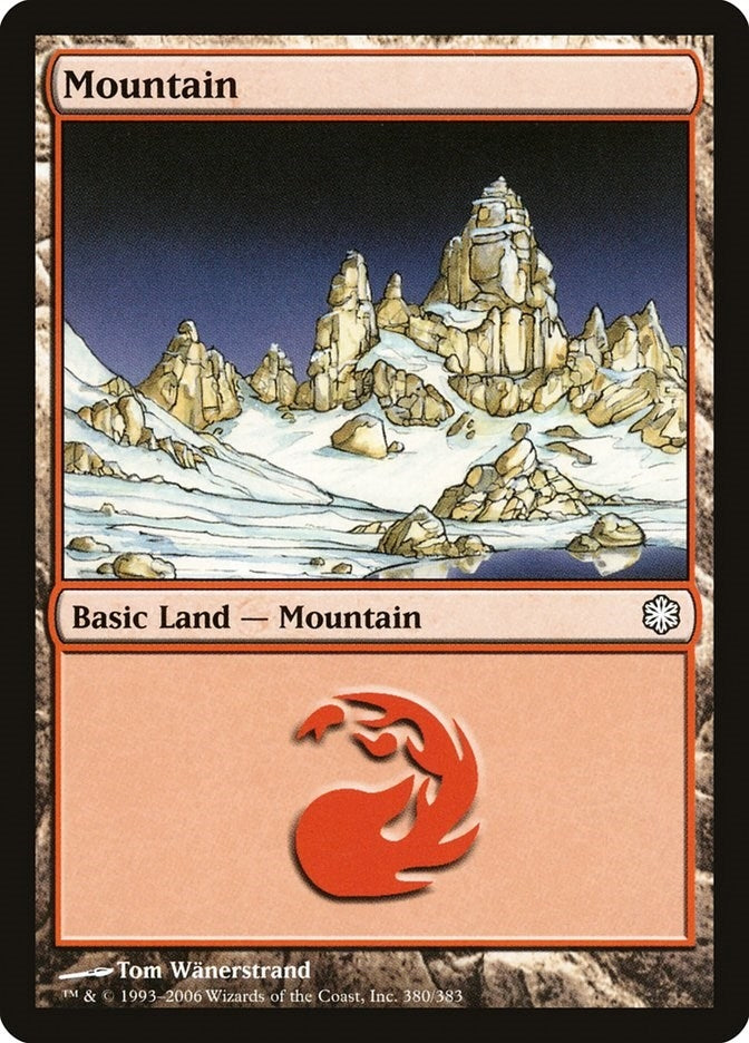 Image for Mountain (380) (380) [Coldsnap Theme Deck Reprints] - Magic: The Gathering