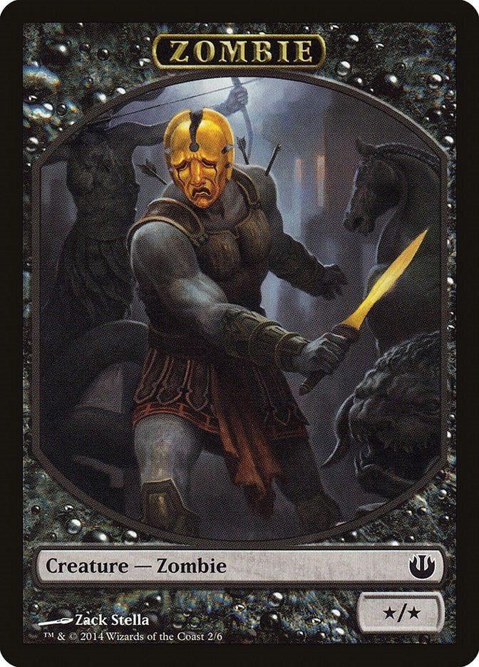 Image for Zombie Token (2) [Journey Into Nyx] - Magic: The Gathering