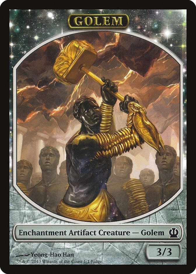 Image for Golem Token (1) [Judge Promos] - Magic: The Gathering