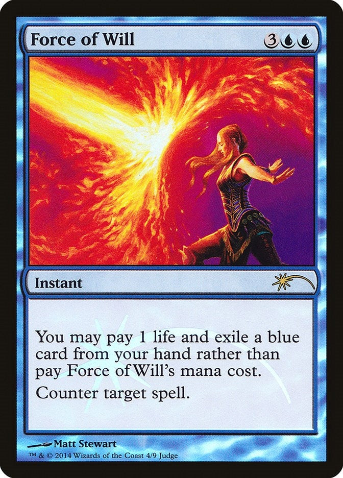 Image for Force of Will (4) [Judge Promos] - Magic: The Gathering