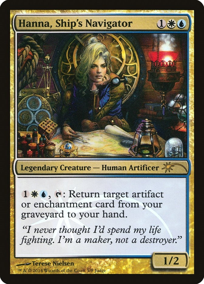 Image for Hanna, Ship's Navigator (5) [Judge Promos] - Magic: The Gathering