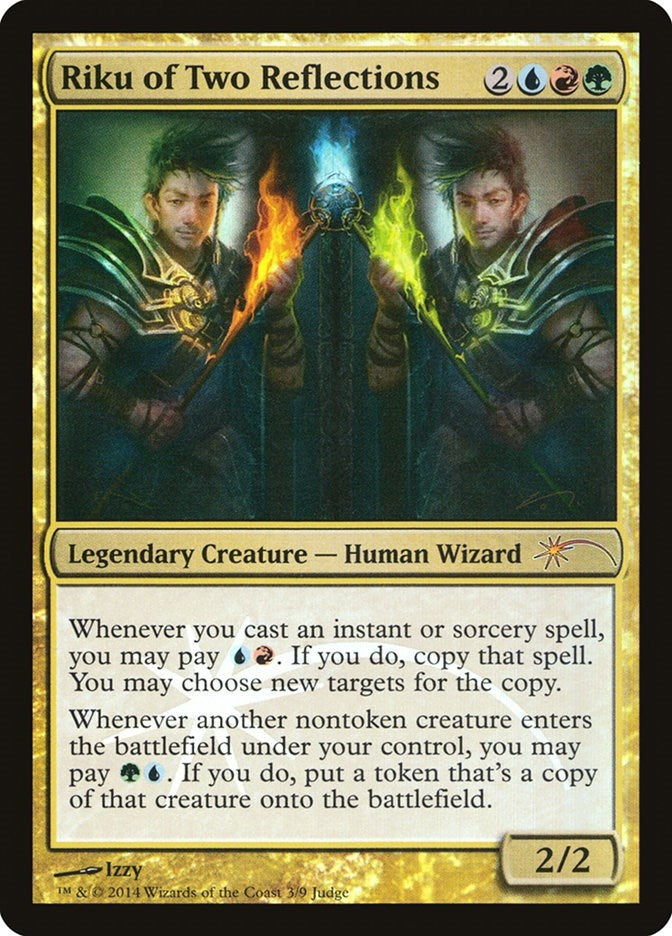 Image for Riku of Two Reflections (3) [Judge Promos] - Magic: The Gathering