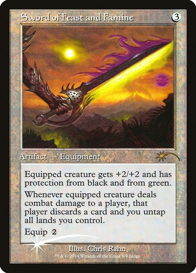 Image for Sword of Feast and Famine (6) [Judge Promos] - Magic: The Gathering