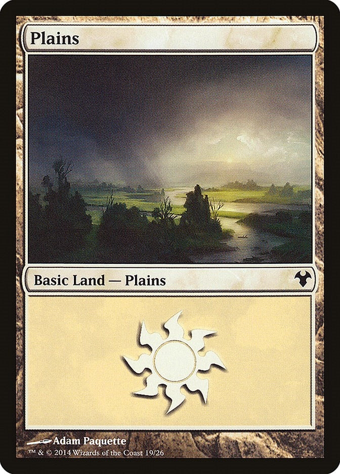 Image for Plains (19) [Magic Modern Event Deck] - Magic: The Gathering