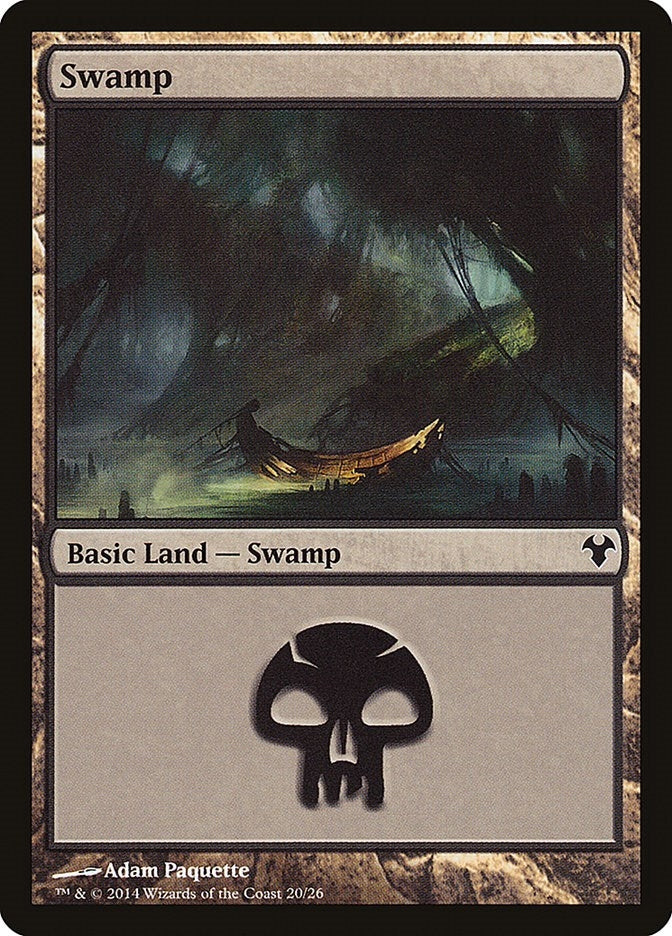 Image for Swamp (20) [Magic Modern Event Deck] - Magic: The Gathering
