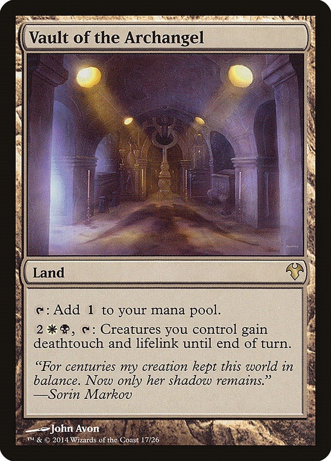 Image for Vault of the Archangel (17) [Magic Modern Event Deck] - Magic: The Gathering