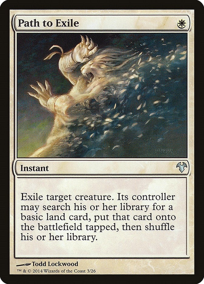 Image for Path to Exile (3) [Magic Modern Event Deck] - Magic: The Gathering