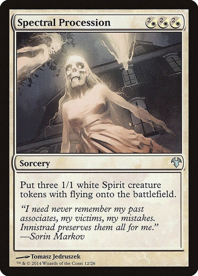 Image for Spectral Procession (12) [Magic Modern Event Deck] - Magic: The Gathering