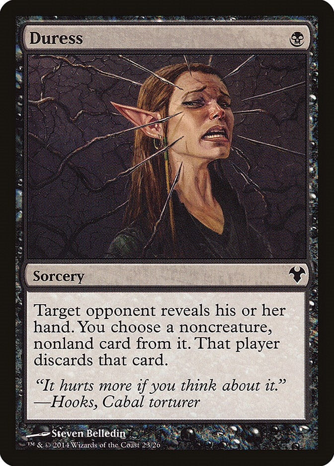 Image for Duress (23) [Magic Modern Event Deck] - Magic: The Gathering