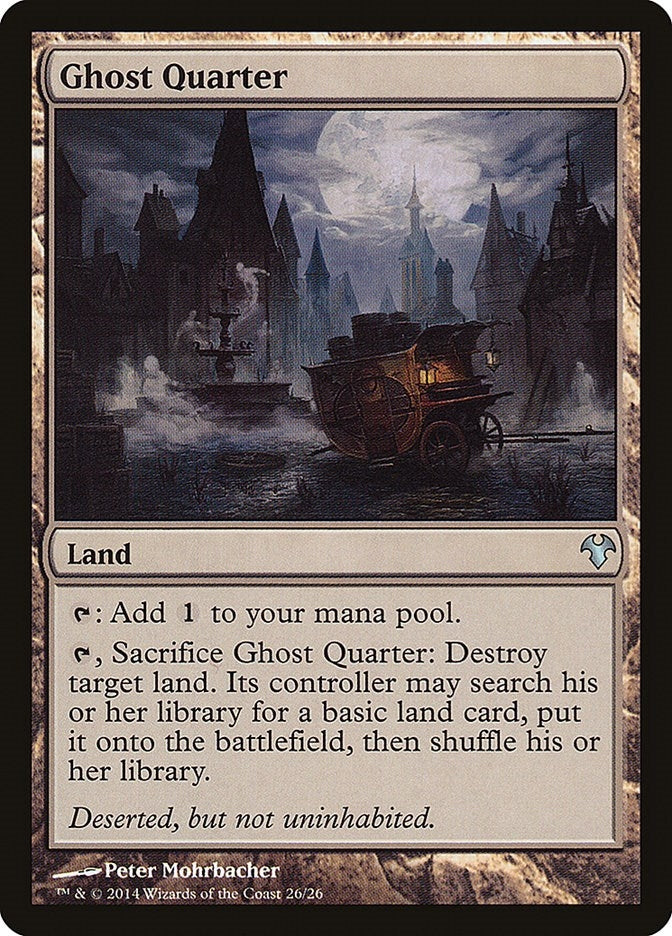 Image for Ghost Quarter (26) [Magic Modern Event Deck] - Magic: The Gathering