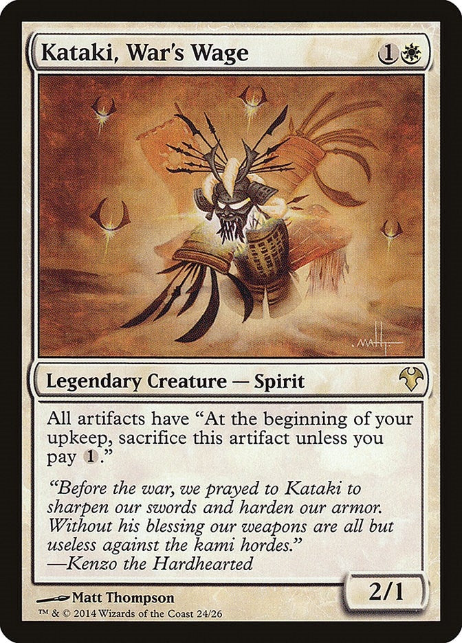 Image for Kataki, War's Wage (24) [Magic Modern Event Deck] - Magic: The Gathering