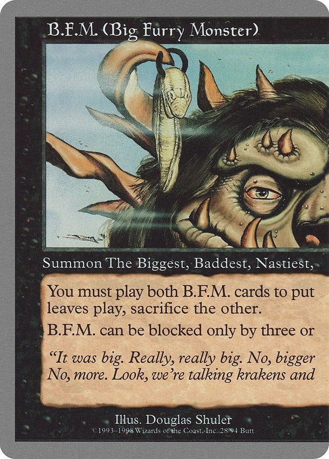 Image for B.F.M. (Big Furry Monster) (28) (28) [Unglued] - Magic: The Gathering