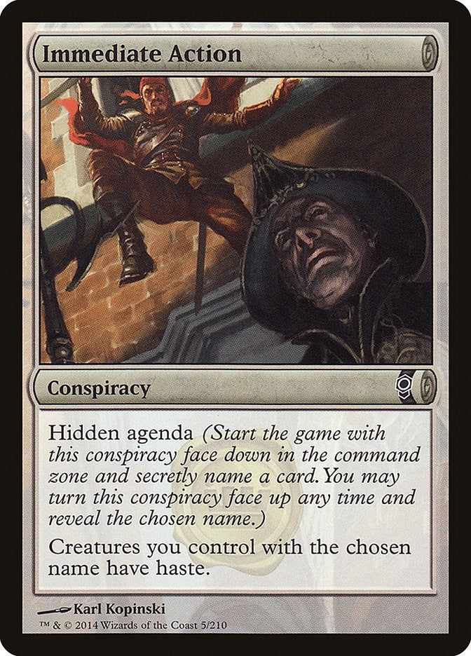 Image for Immediate Action (5) [Conspiracy] - Magic: The Gathering