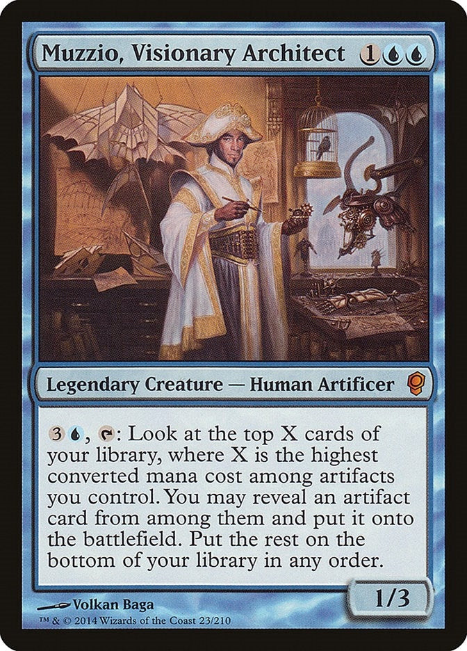 Image for Muzzio, Visionary Architect (23) [Conspiracy] - Magic: The Gathering