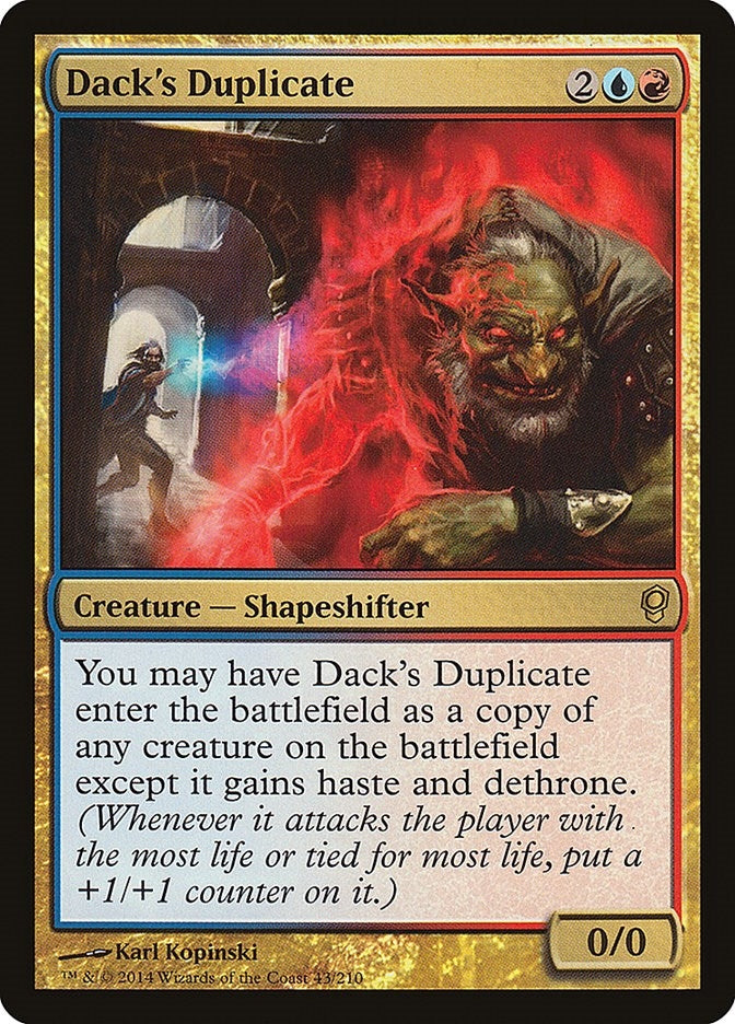 Image for Dack's Duplicate (43) [Conspiracy] - Magic: The Gathering