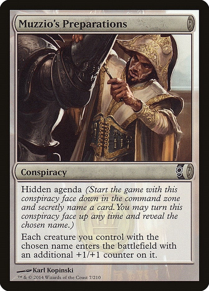 Image for Muzzio's Preparations (7) [Conspiracy] - Magic: The Gathering