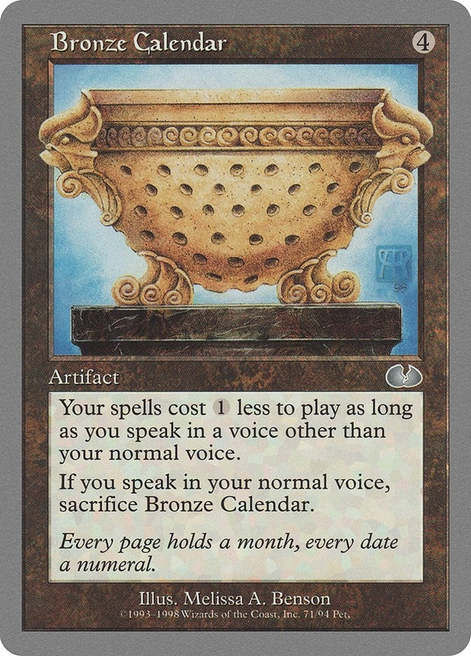 Image for Bronze Calendar (71) [Unglued] - Magic: The Gathering