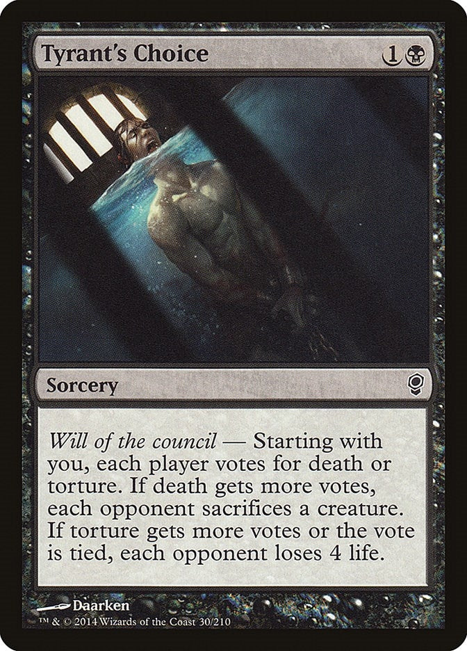 Image for Tyrant's Choice (30) [Conspiracy] - Magic: The Gathering