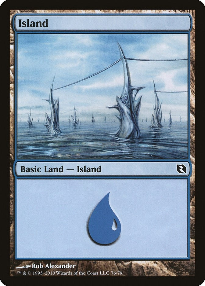 Image for Island (76) (76) [Elspeth vs. Tezzeret] - Magic: The Gathering