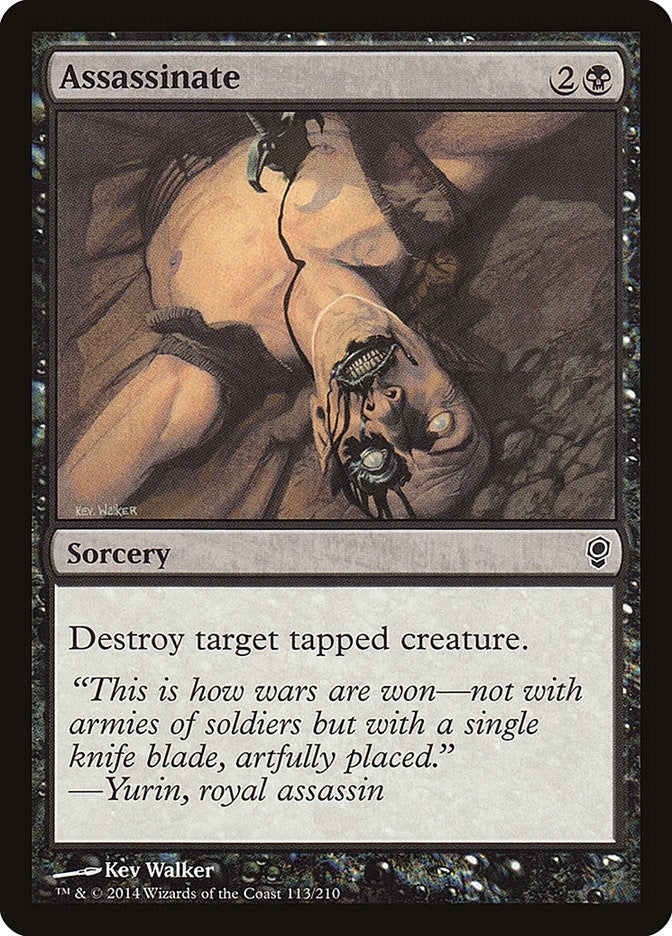 Image for Assassinate (113) [Conspiracy] - Magic: The Gathering